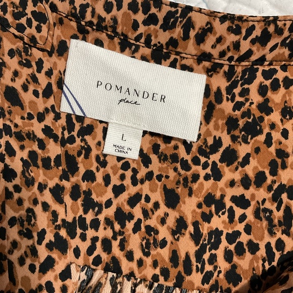 Pomander Place Dress Leopard Kenzo Size L - Picture 5 of 6